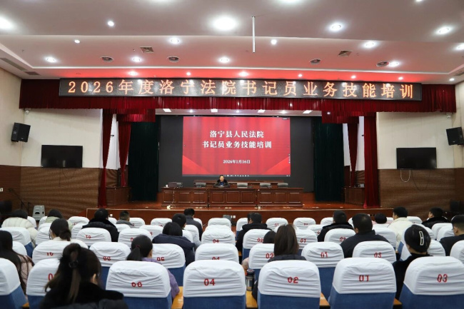 强业务提素能丨洛宁法院举办书记员业务技能培训